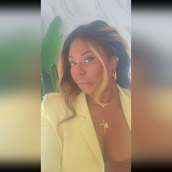 Ellie Gold Cross & Pendant Necklace - Picture 7 of 8